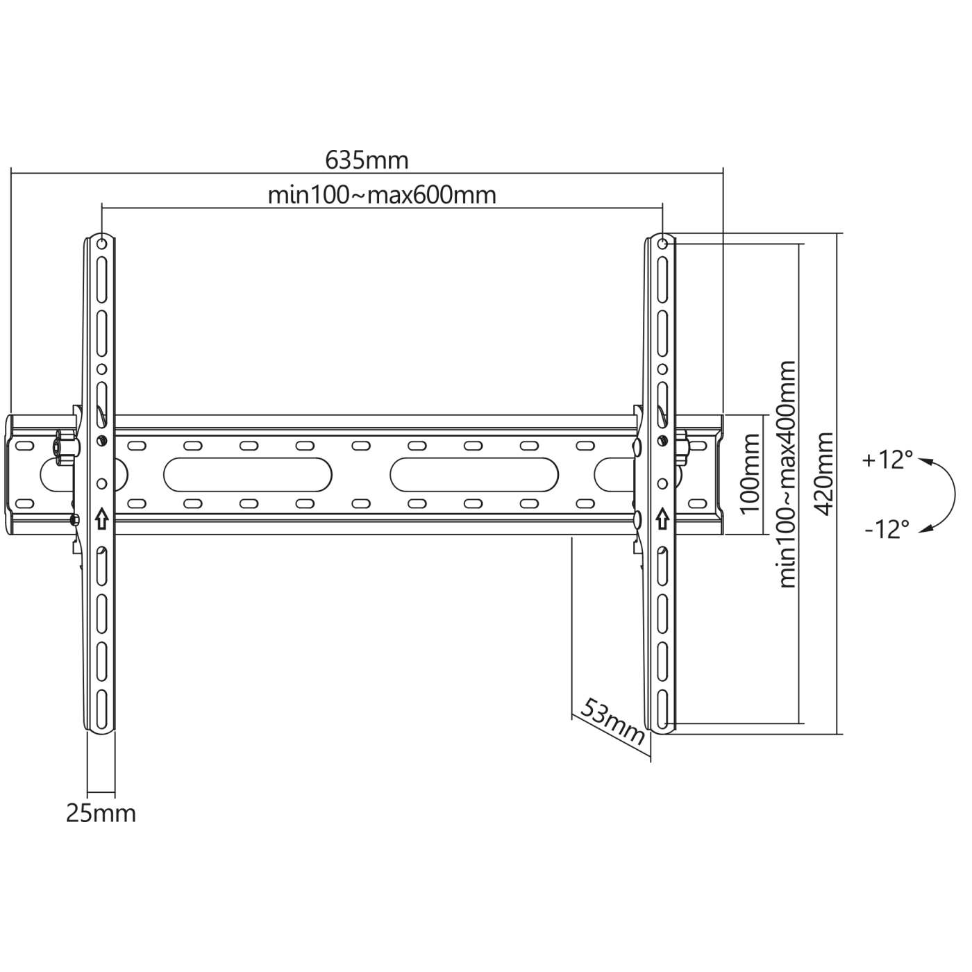 Tilting TV Wall Mount Image 13