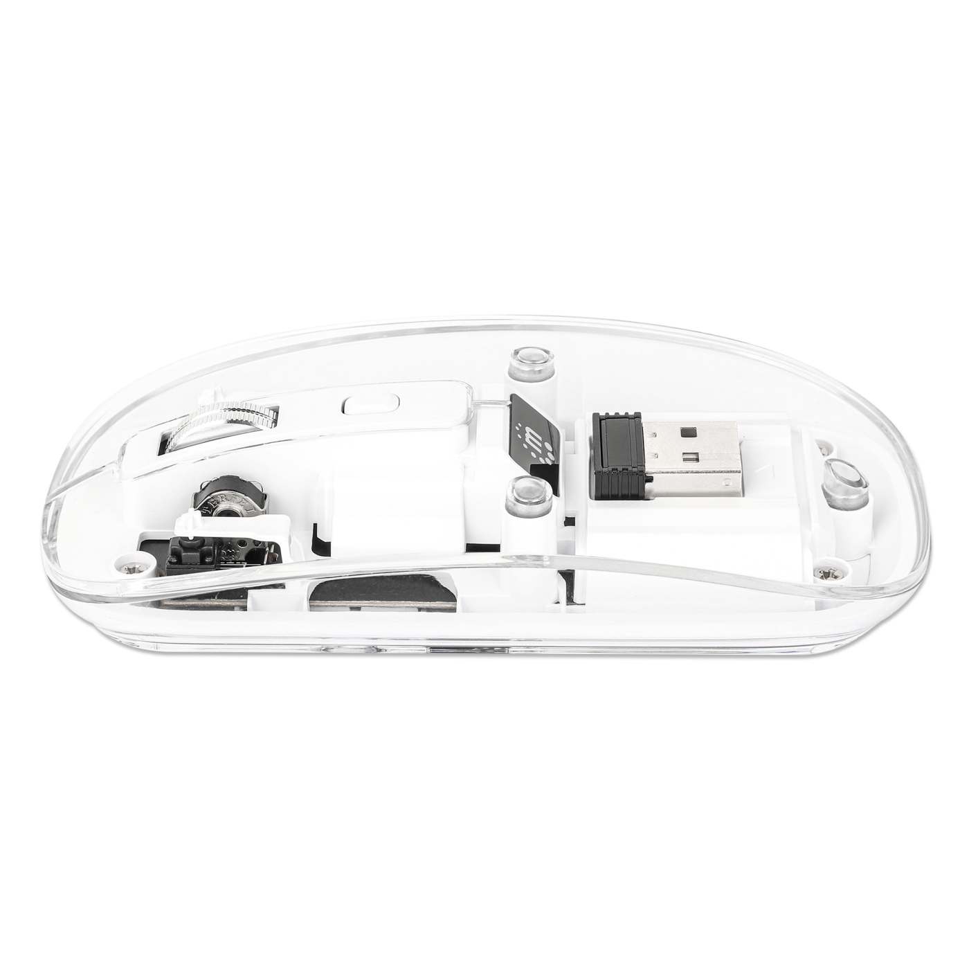 Transparent Rechargeable Wireless USB Mouse Image 11