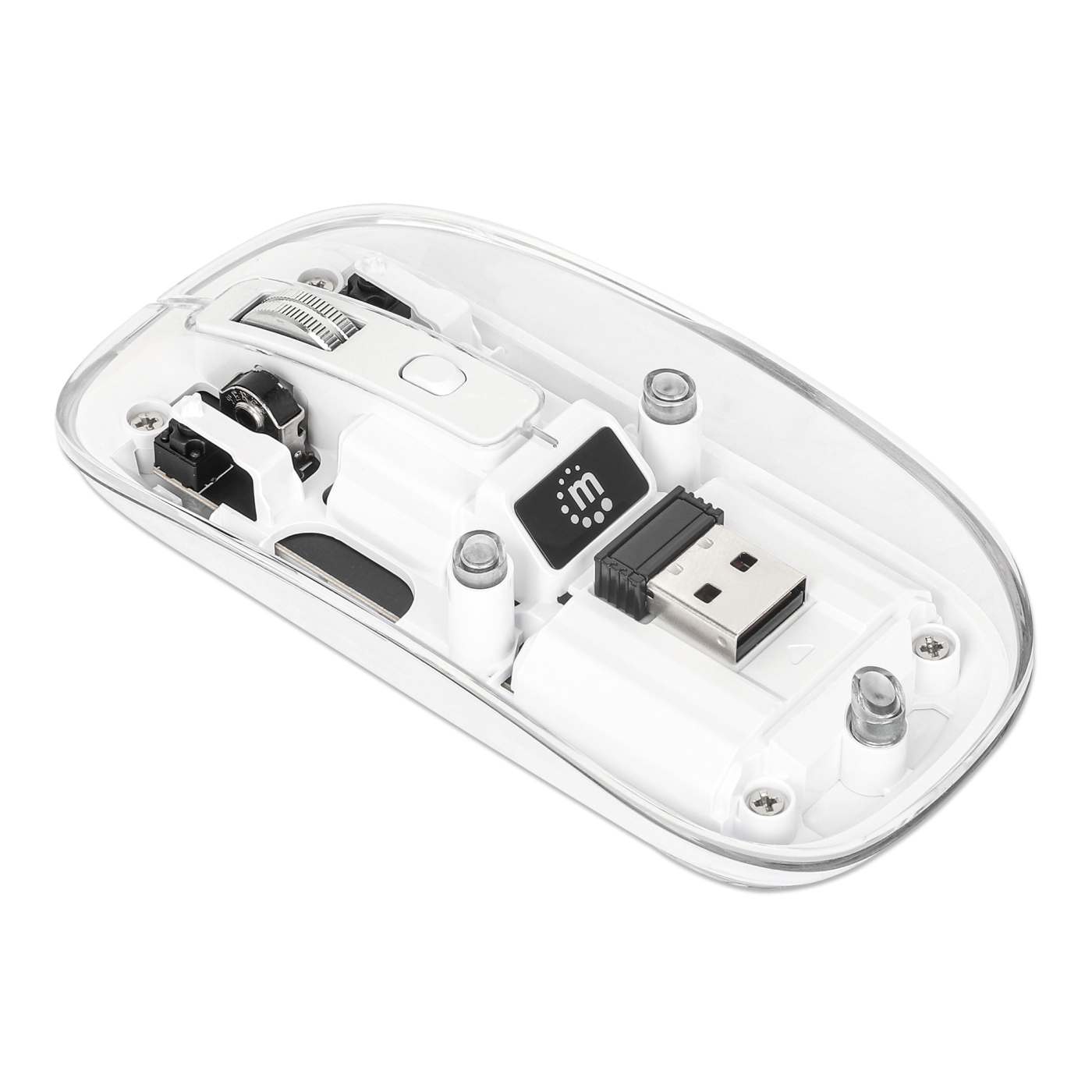 Transparent Rechargeable Wireless USB Mouse Image 6