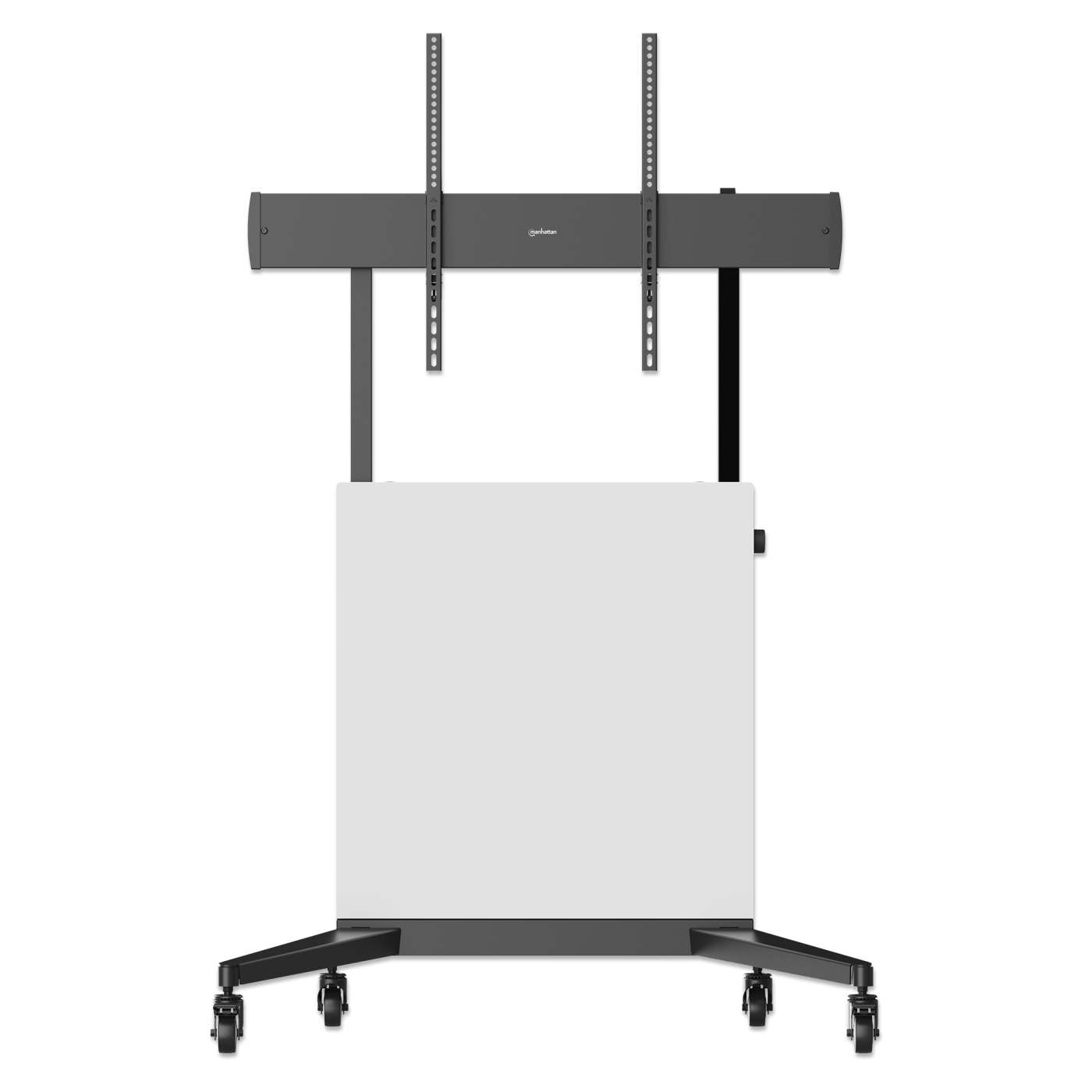 TV Cart with Tool-Free Lift & Lock Height Adjustment, for 50" to 100" Displays Image 3