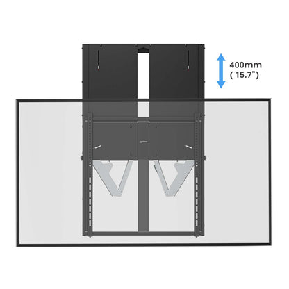 TV Wall Mount with Tool-Free Lift & Lock Height Adjustment, for 55" to 75" Displays Image 3