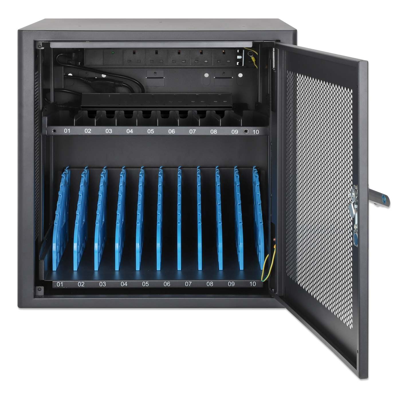 UK 10-Bay AC Charging Cabinet Image 8