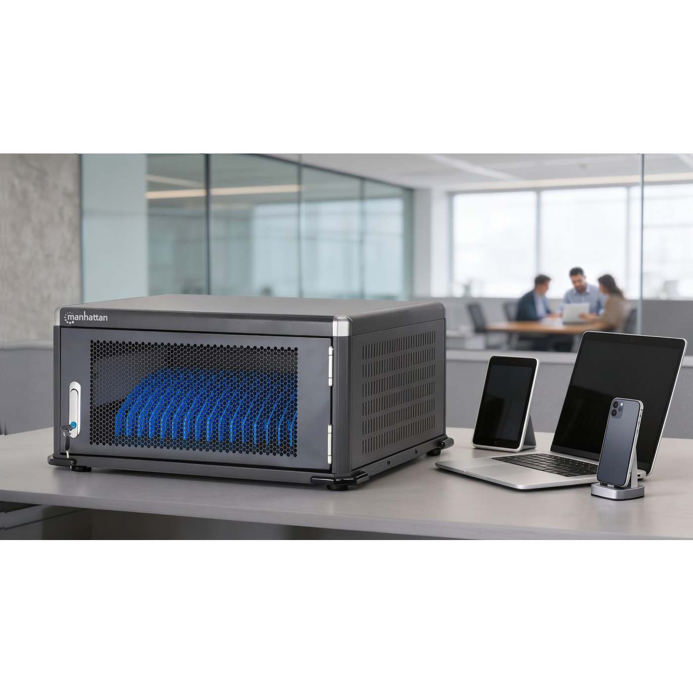 UK 20-Bay AC Charging Cart Image 15