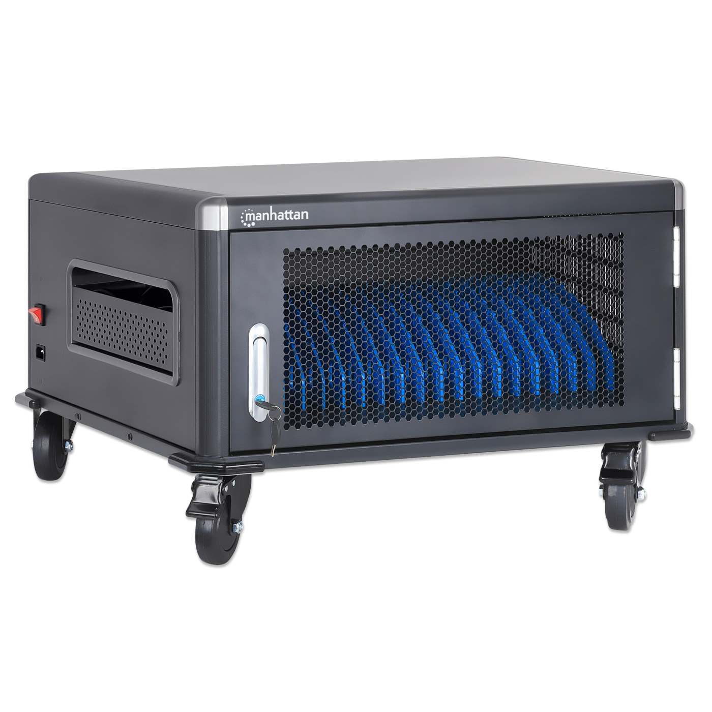 UK 20-Bay AC Charging Cart Image 3