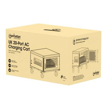 UK 20-Bay AC Charging Cart Packaging Image 2