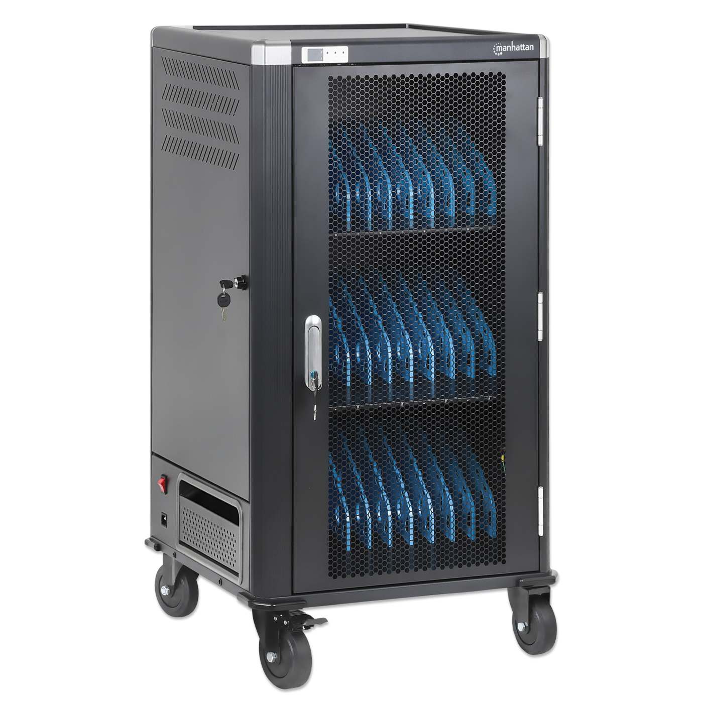UK 30-Bay AC Charging Cart Image 4