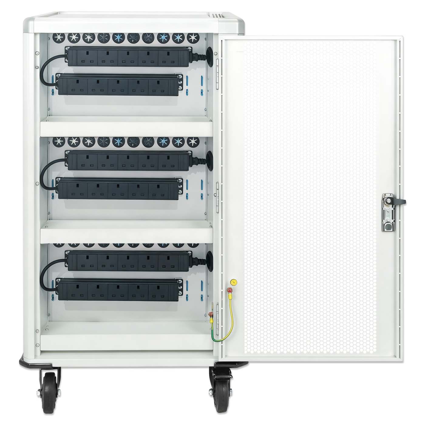 UK 30-Bay AC Charging Cart Image 11