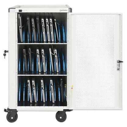 UK 30-Bay AC Charging Cart Image 3