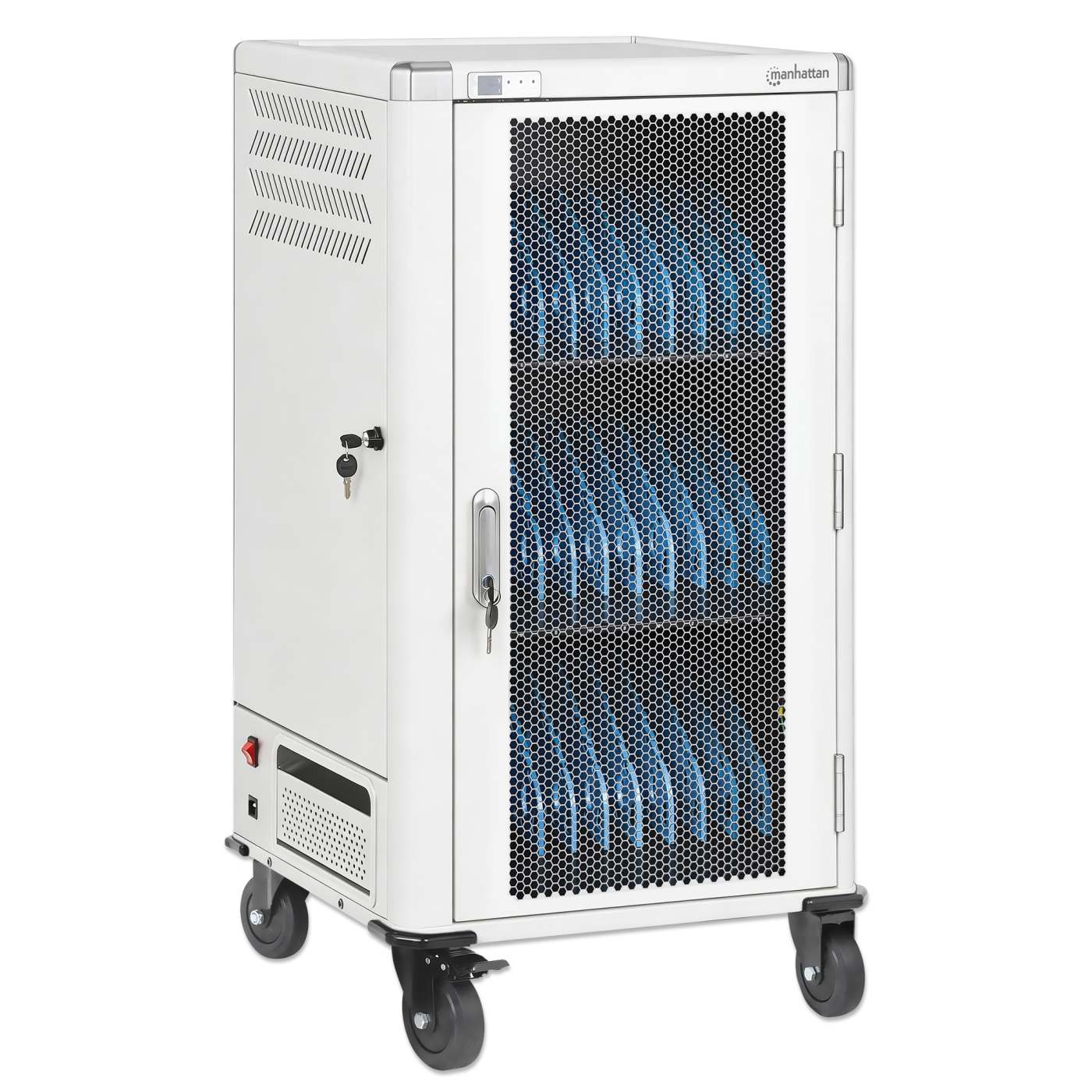 UK 30-Bay AC Charging Cart Image 4