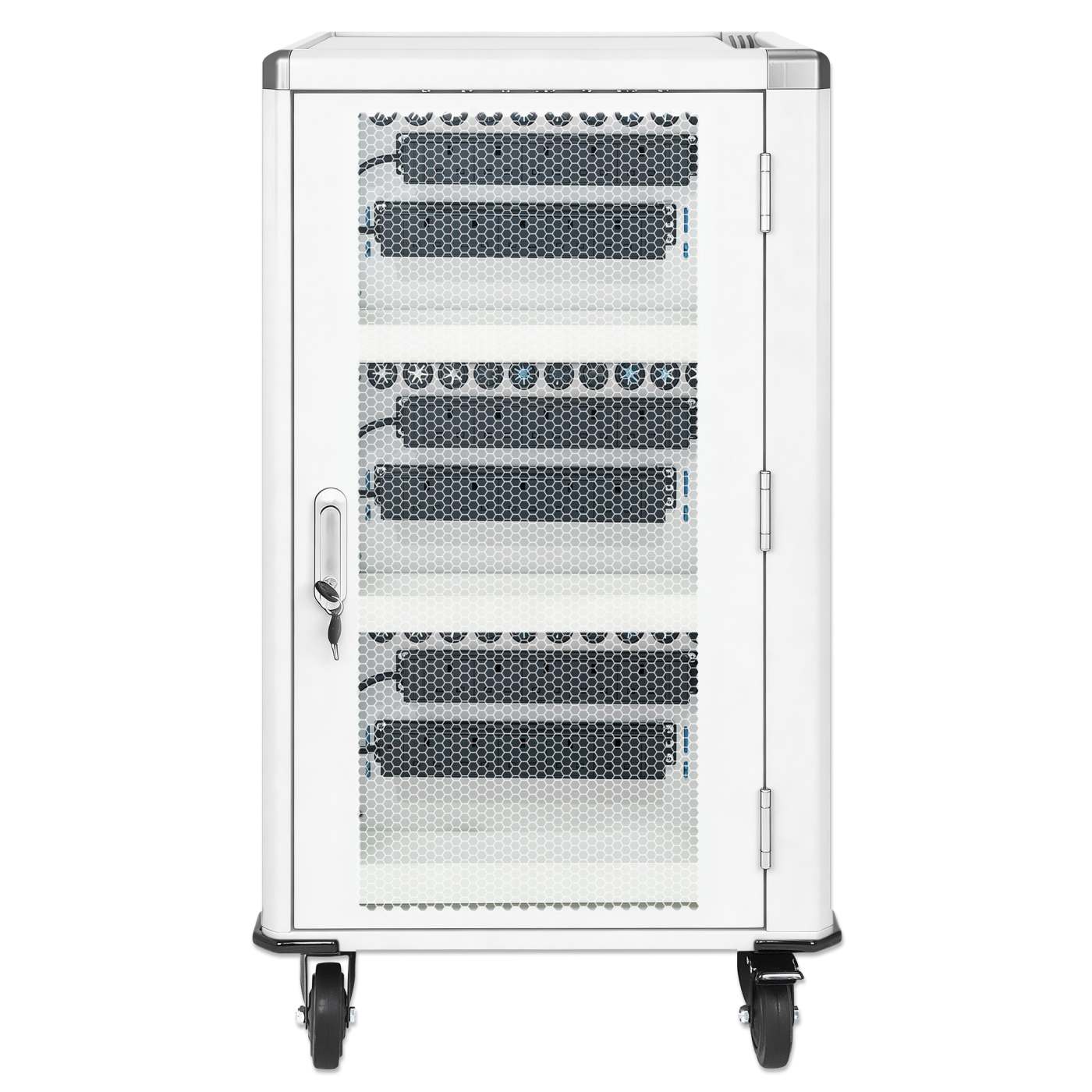 UK 30-Bay AC Charging Cart Image 6