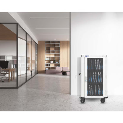 UK 30-Bay AC Charging Cart Image 7