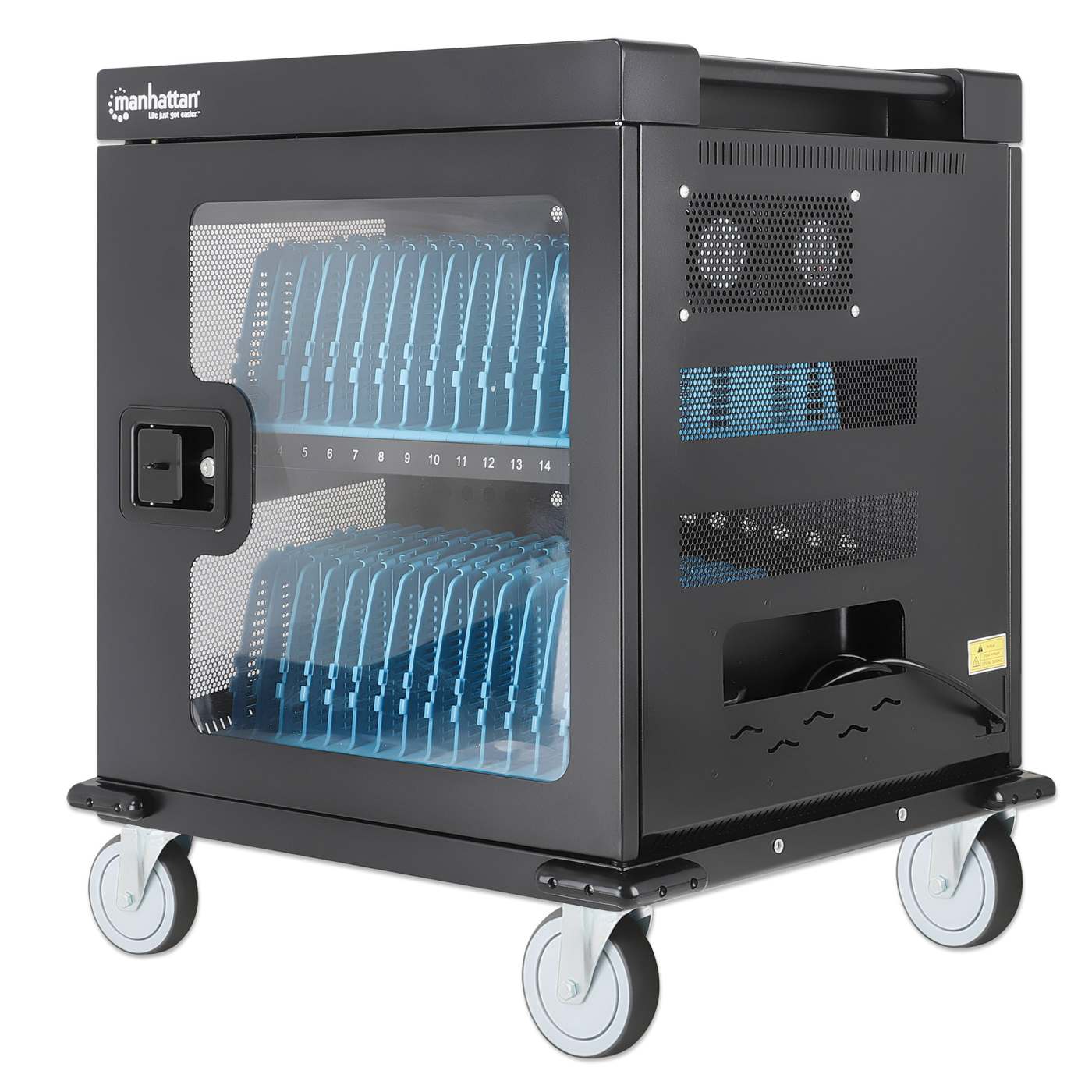 UK 32-Port AC Charging Cart Image 1