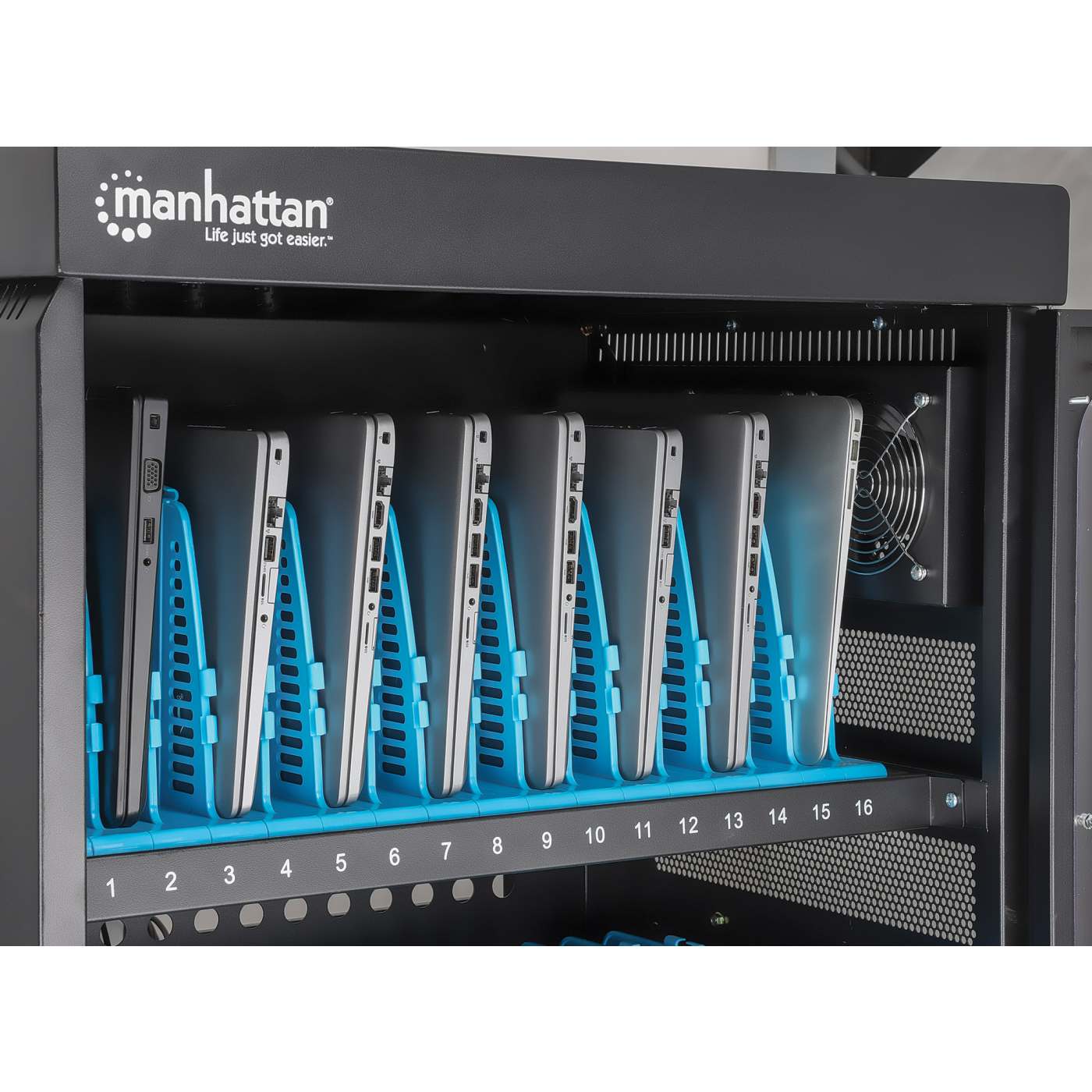 UK 32-Port AC Charging Cart Image 11