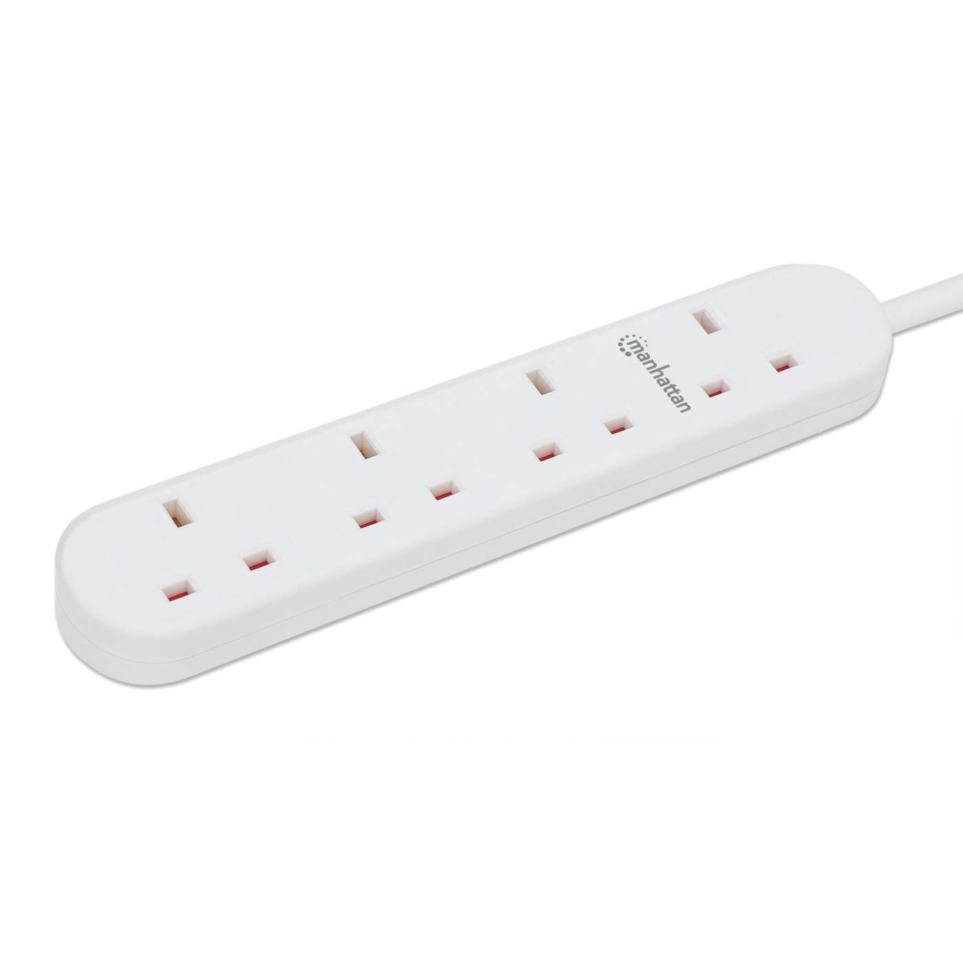 UK Power Strip with 4 Outlets Image 3