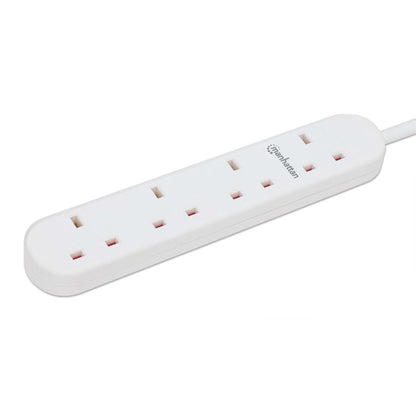 UK Power Strip with 4 Outlets Image 3