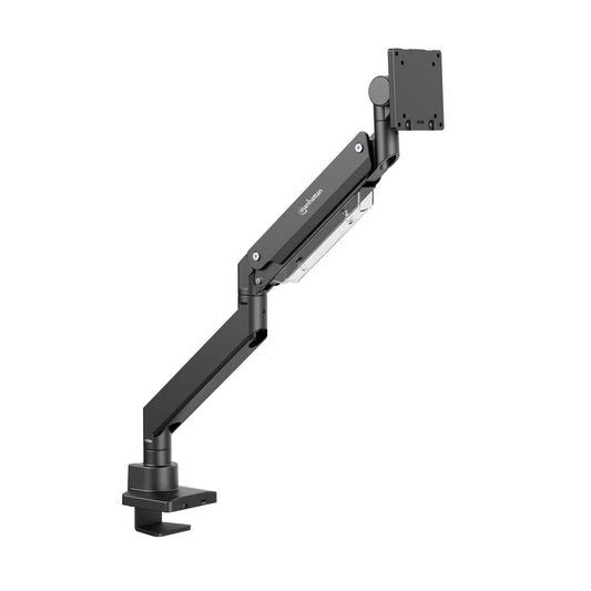 Ultra Heavy-Duty Aluminum Gas Spring Single Monitor Desk Mount with USB Ports Image 1