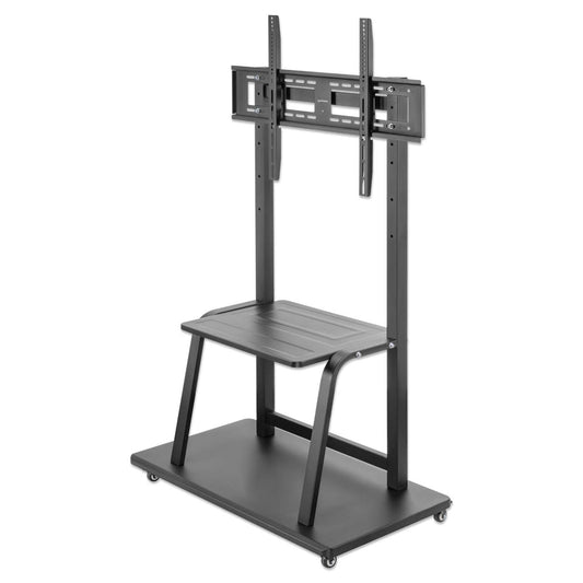 Ultra Heavy-Duty Height-Adjustable Multimedia TV Cart Image 1