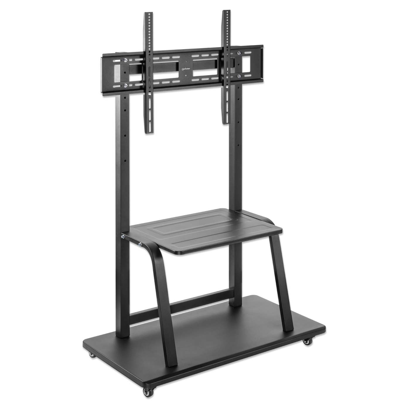 Ultra Heavy-Duty Height-Adjustable Multimedia TV Cart Image 3