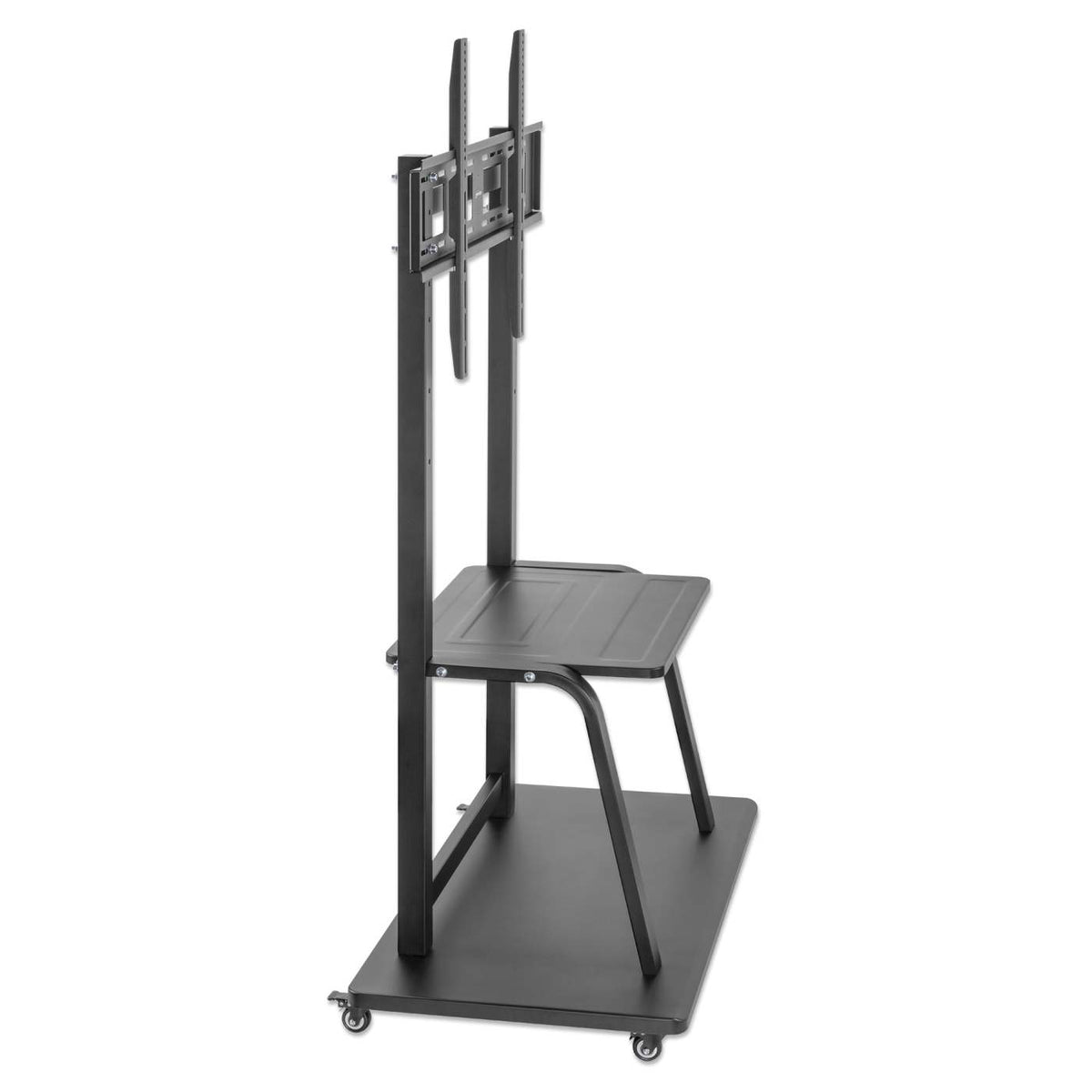 Ultra Heavy-Duty Height-Adjustable Multimedia TV Cart, for 37