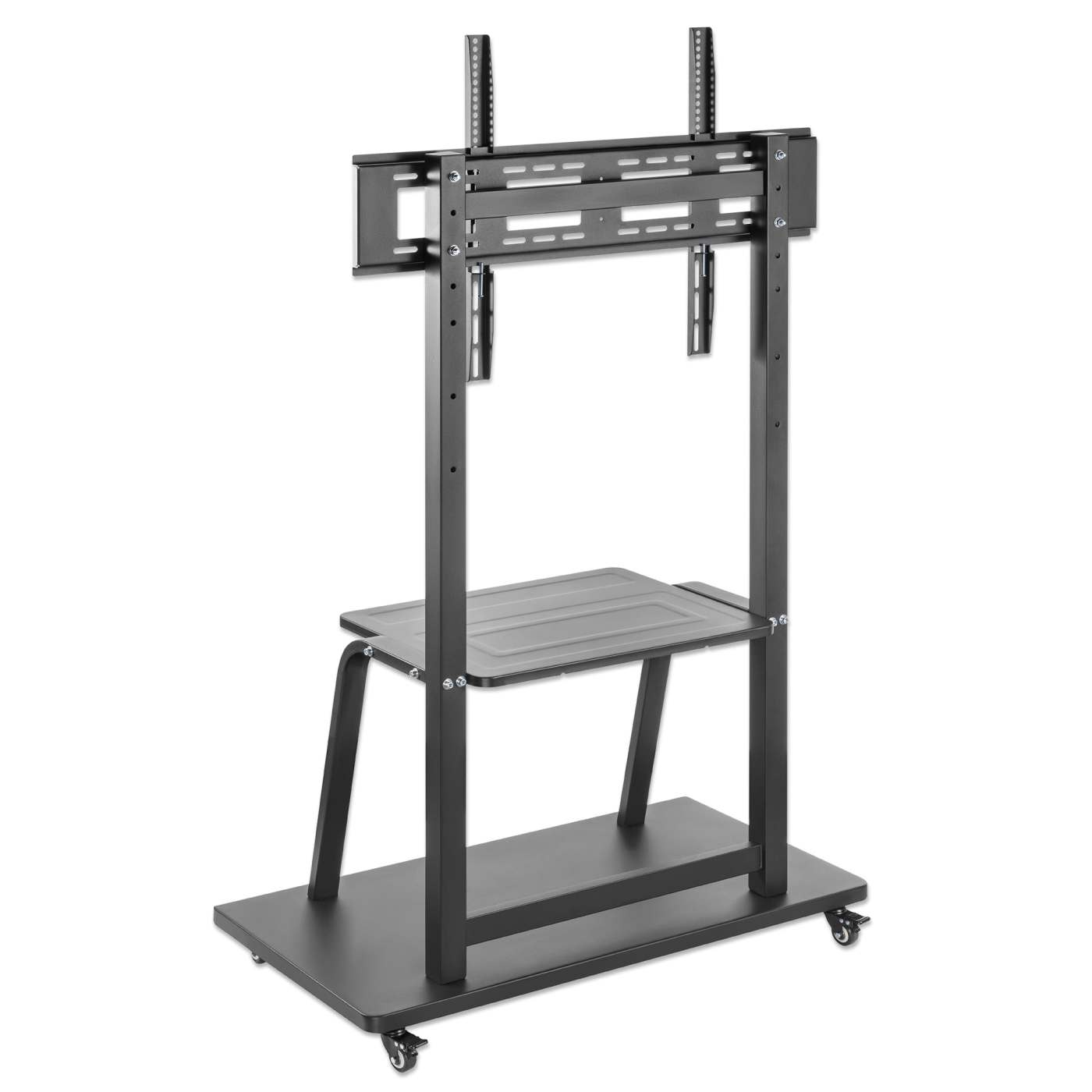 Ultra Heavy-Duty Height-Adjustable Multimedia TV Cart Image 6