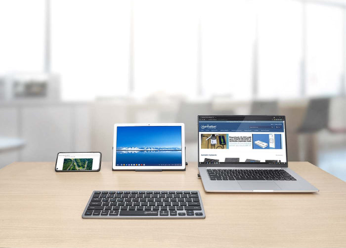 Ultra-Slim Dual-Mode Wireless Keyboard