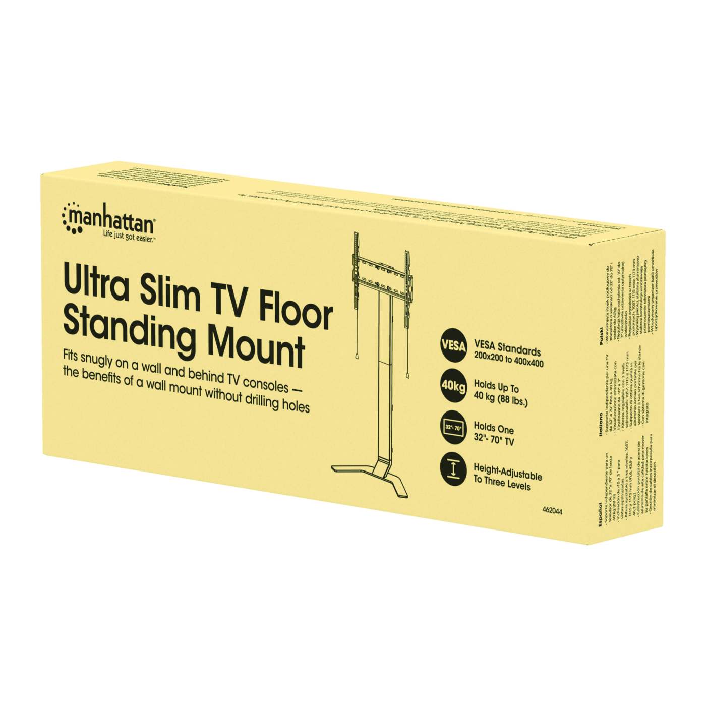 Ultra Slim TV Floor Standing Mount Packaging Image 2