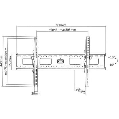 Universal Flat-Panel TV Tilting Wall Mount Image 8