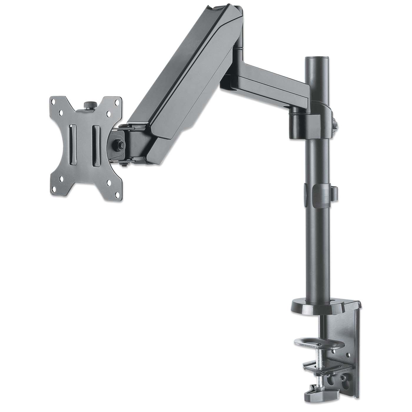 Universal Gas Spring Monitor Mount with Height-Adjustable Arm Image 1