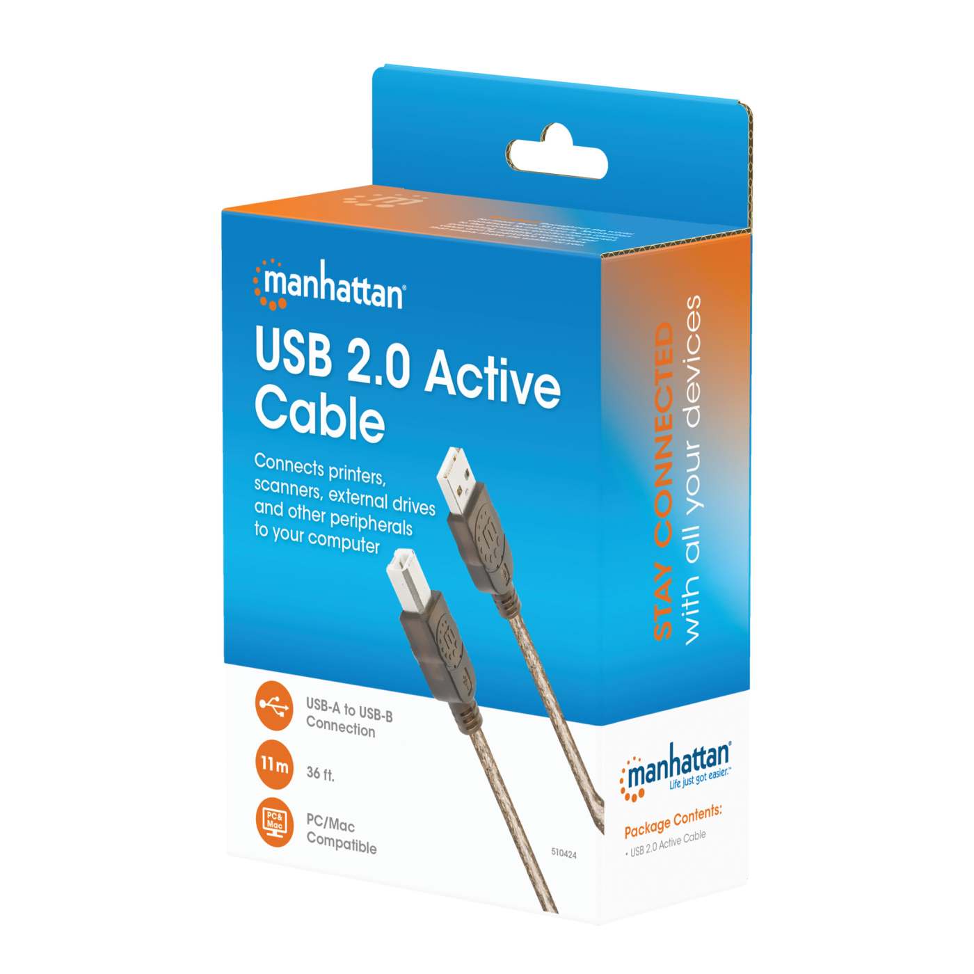 USB 2.0 Active Cable Packaging Image 2