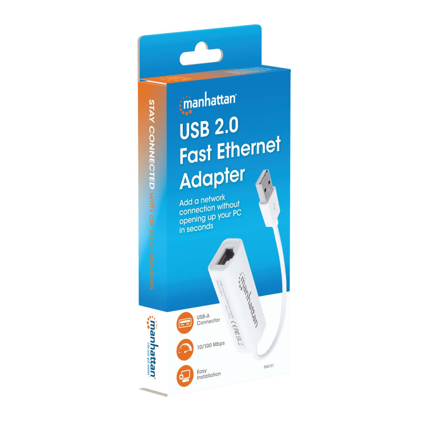 USB 2.0 Fast Ethernet Adapter Packaging Image 2