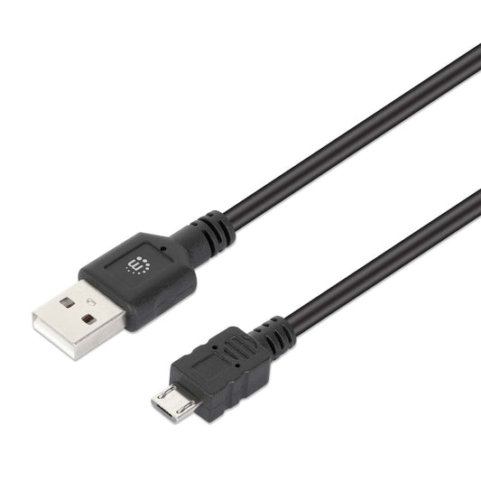 USB 2.0 Type-A to Micro-B Cable, 2 m Image 1