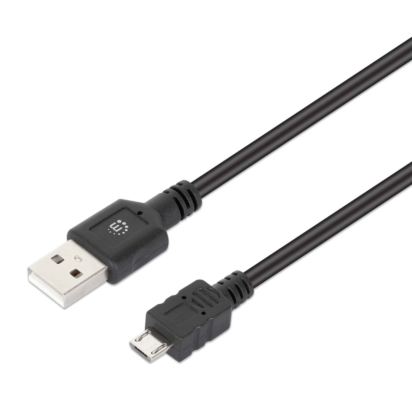 USB 2.0 Type-A to Micro-B Cable, 2 m Image 1