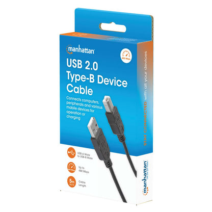 USB 2.0 Type-B Device Cable, 5 m (15 ft.) Packaging Image 2