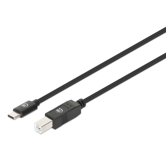 USB 2.0 Type-C to Type-B Cable, 2 m Image 1