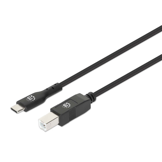 USB 2.0 Type-C to Type-B Cable, 2 m Image 1