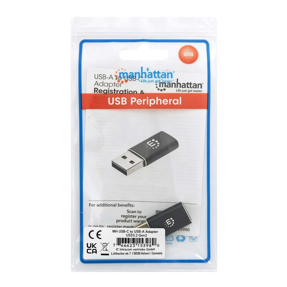 USB-A to USB-C Adapter Packaging Image 2