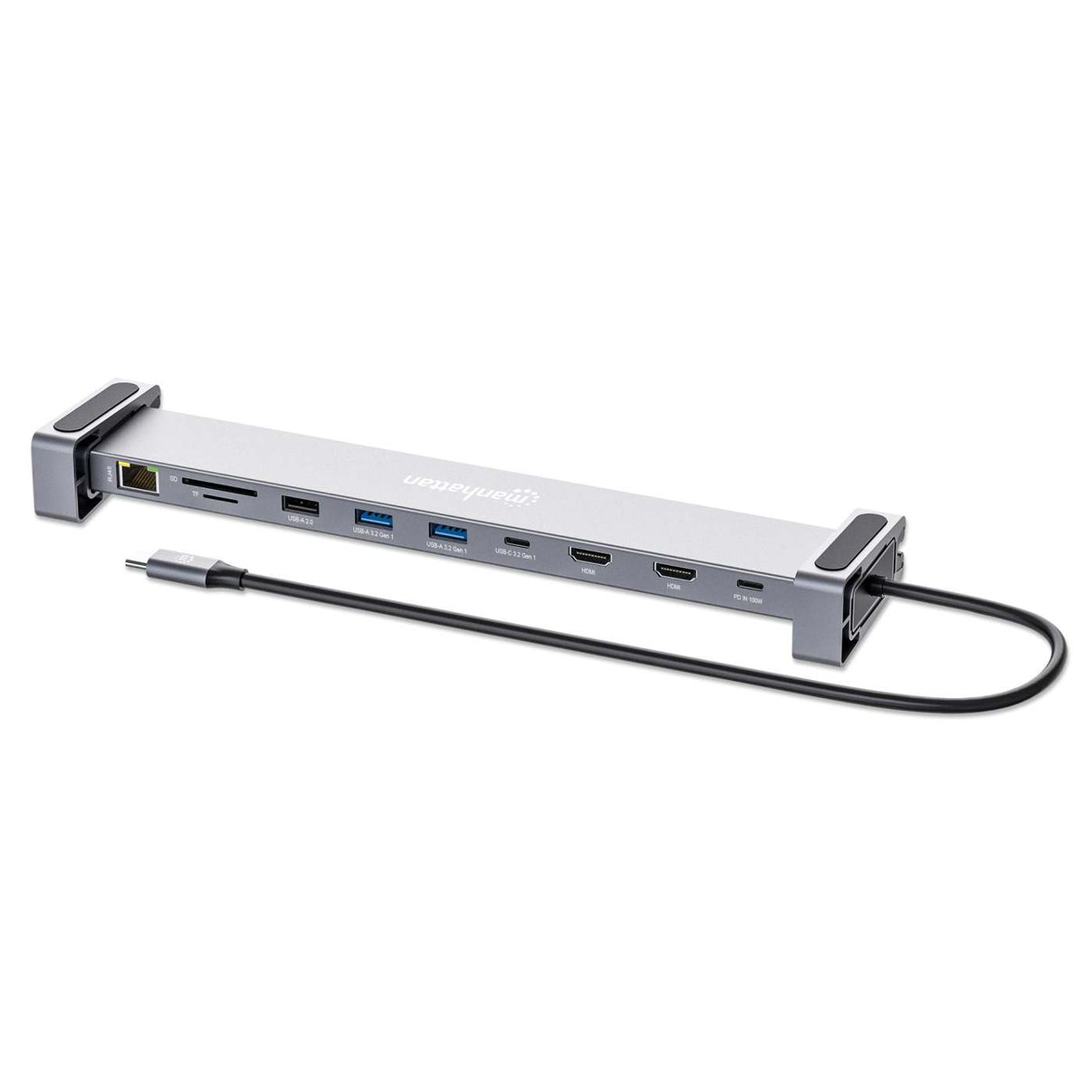 USB-C PD 10-in-1 Dual-HDMI Monitor Docking Station / Multiport Hub ...