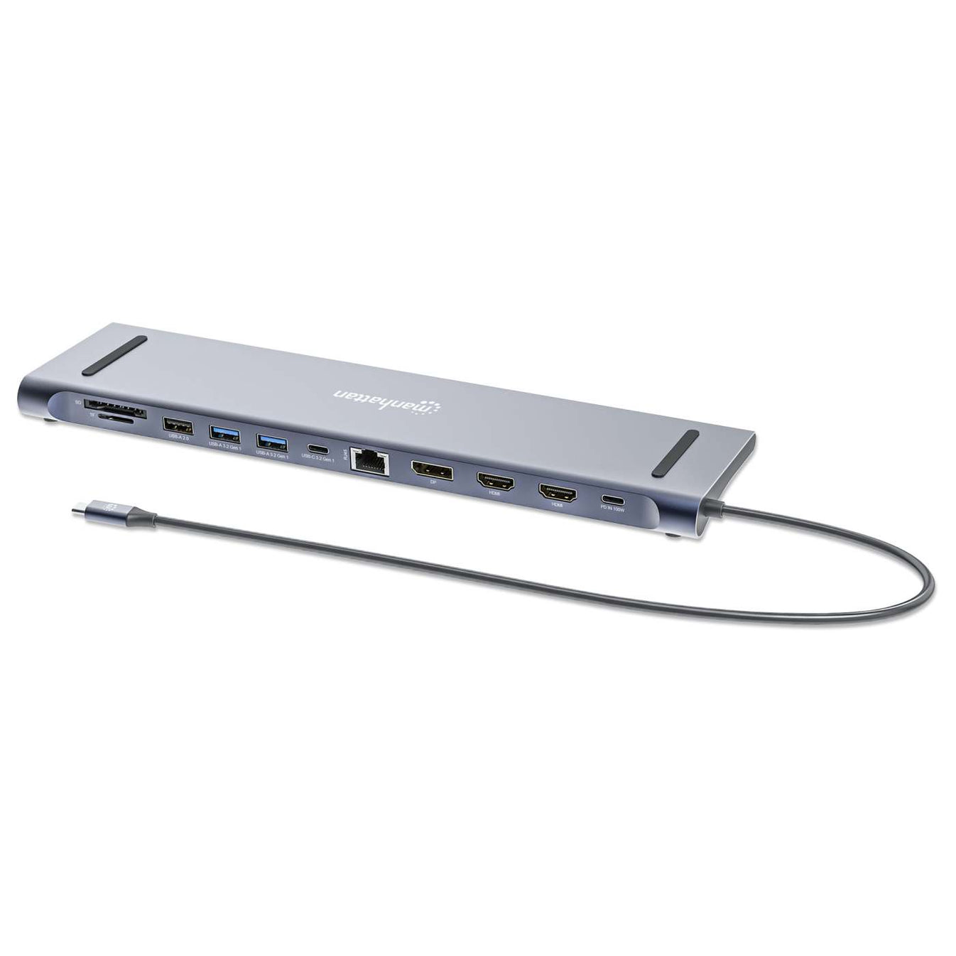 USB-C PD 12-in-1 Triple Monitor 4K Docking Station / Multiport Hub ...