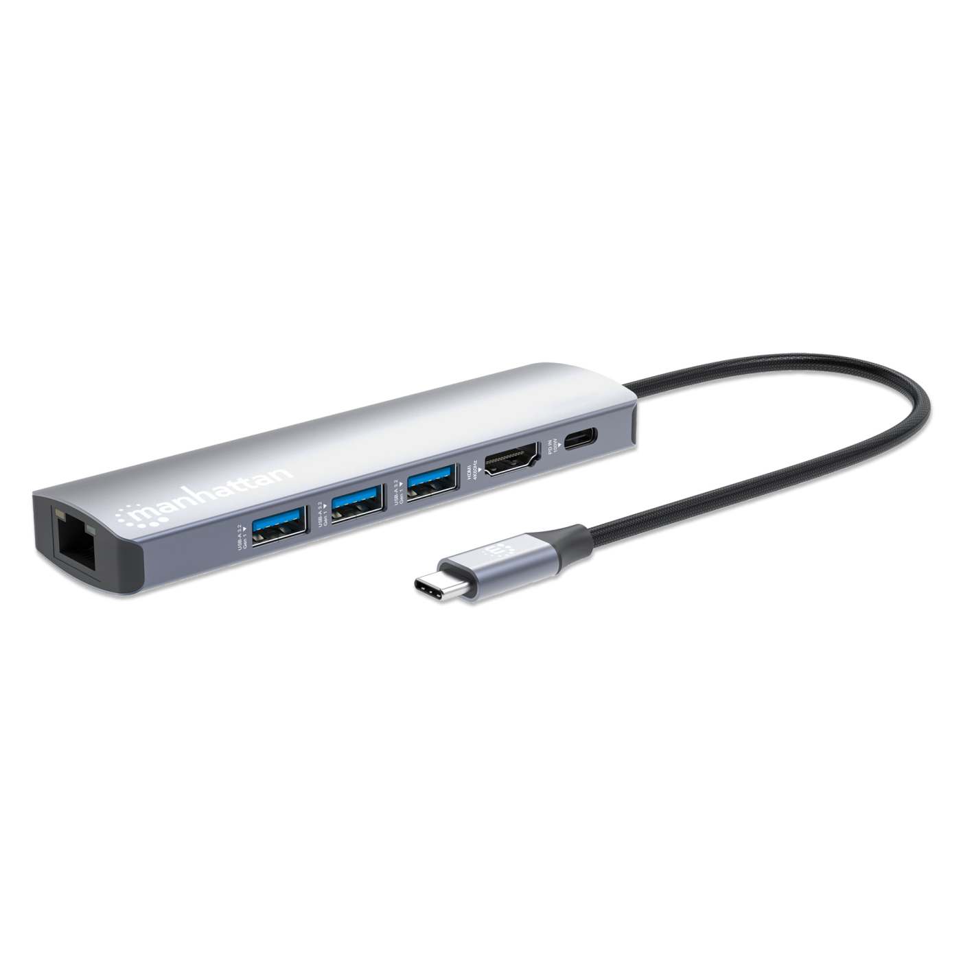 USB-C PD 6-in-1 4K Docking Station / Multiport Hub Image 1