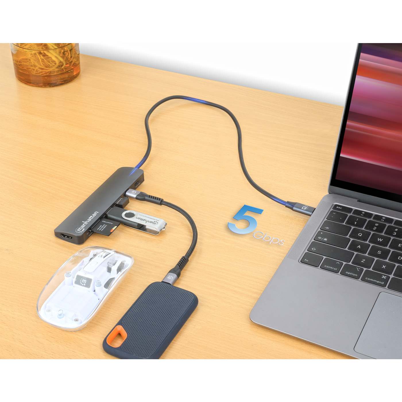 USB-C PD 7-in-1 HDMI 4K Docking Station / Multiport Hub Image 4