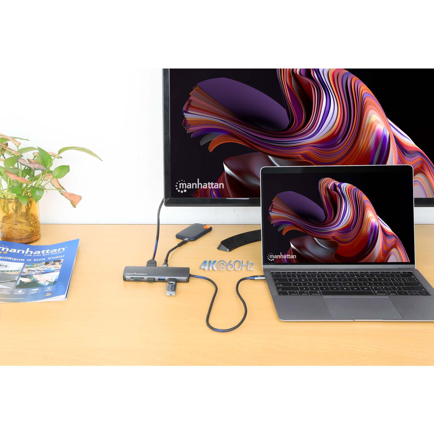 USB-C PD 9-in-1 HDMI 4K Docking Station / Multiport Hub Image 6