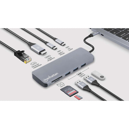USB-C PD 9-in-1 HDMI 4K Docking Station / Multiport Hub Image 8