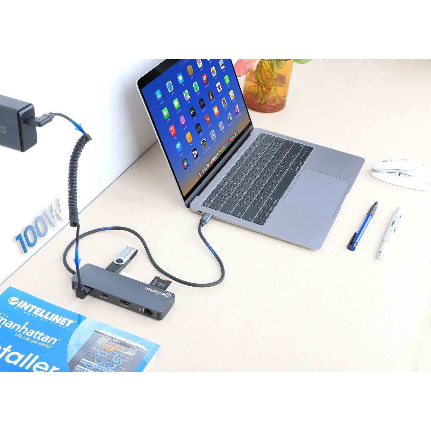 USB-C PD 9-in-1 HDMI 4K Docking Station / Multiport Hub Image 9