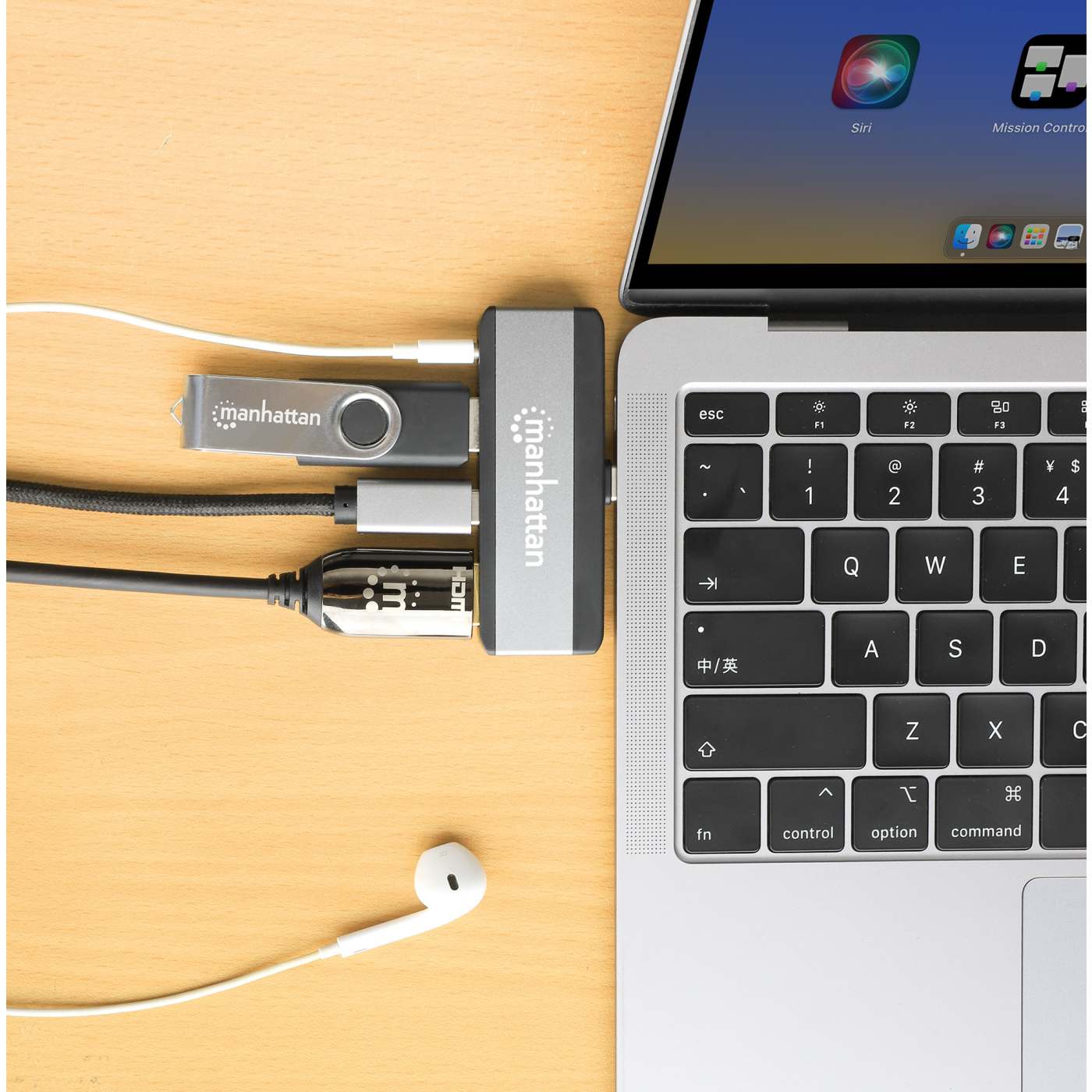 USB-C PD to HDMI 4-in-1 Laptop and Tablet Travel Docking Station Image 3