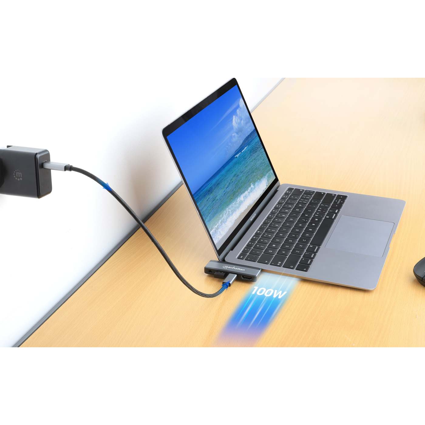 USB-C PD to HDMI 4-in-1 Laptop and Tablet Travel Docking Station Image 9