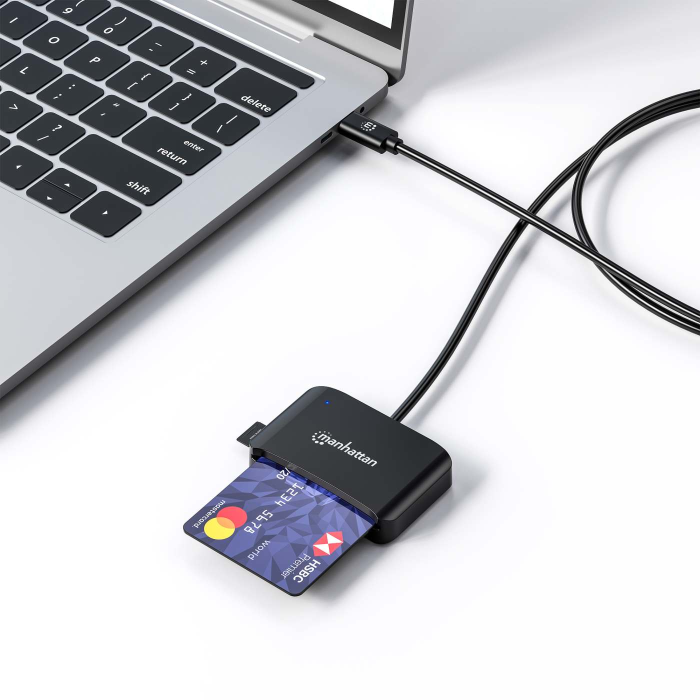 USB-C Smart Card Reader with microSD Slot Image 7