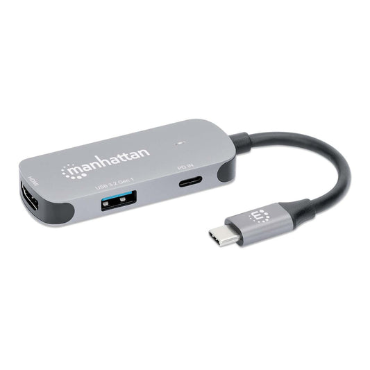 USB-C to HDMI 3-in-1 Docking Converter with Power Delivery Image 1