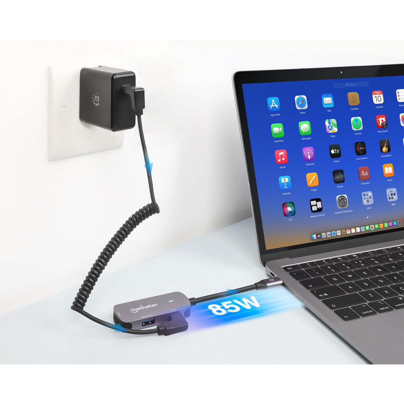 USB-C to HDMI 3-in-1 Docking Converter with Power Delivery Image 3