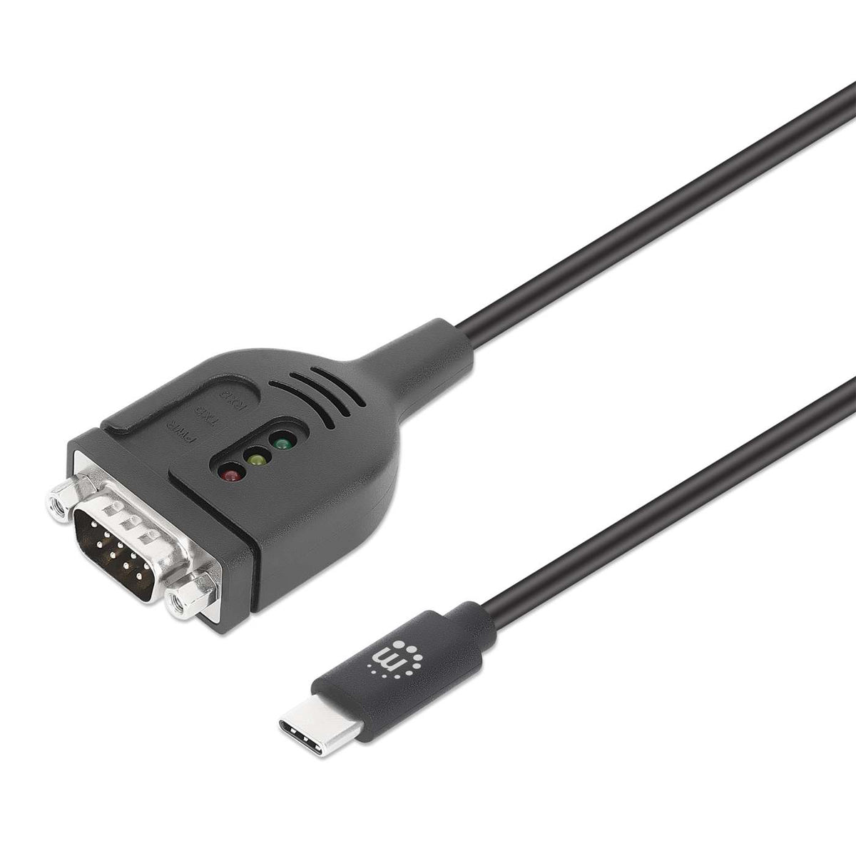 USB-C to Serial DB9 / RS232 Adapter Cable, 1 m (3 ft.) Image 1