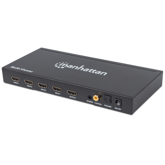 1080p 4-Port HDMI Multiviewer Switch Image 1